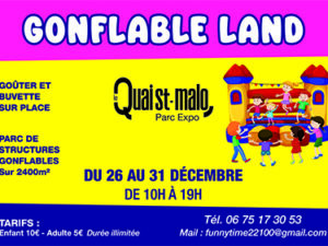 Gonflable Land du 26 au 31 décembre